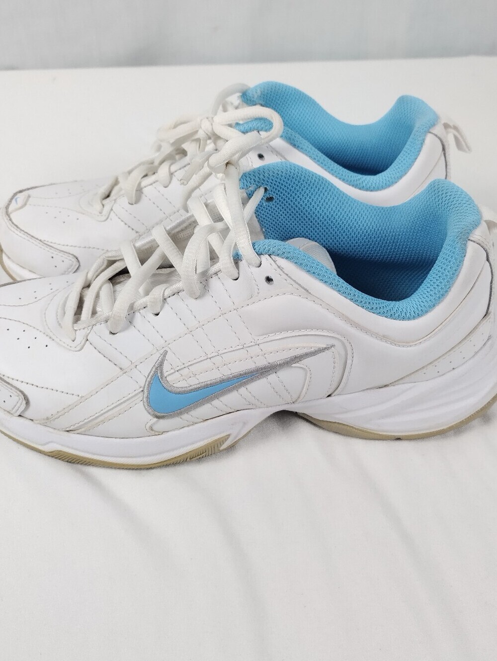 Nike Womens Size 8.5 T Lite VIII 386508-141 White Running Shoes Sneakers Workout - Picture 5 of 13